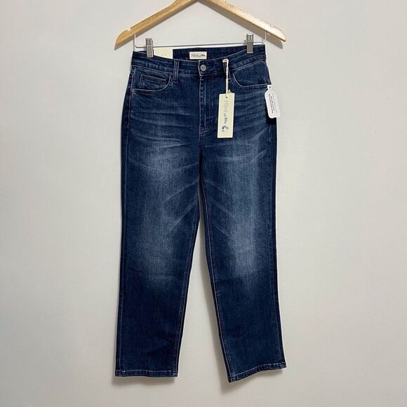 Hint of Blu Cropped Effortless Boy Jean NWT Size 27 - Picture 1 of 8